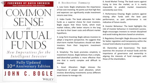 Common Sense on Mutual Funds by John Bogle