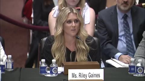 Riley Gaines dunking on a Democrat testifying on men’s and women’s athletics