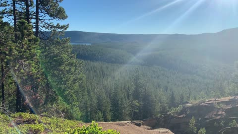 Central Oregon – Paulina Lake “Grand Loop” – Expansive Views of Gorgeous Basin – 4K