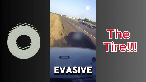 DASHCAM CAPTURE: Tire gets tired by the owner.