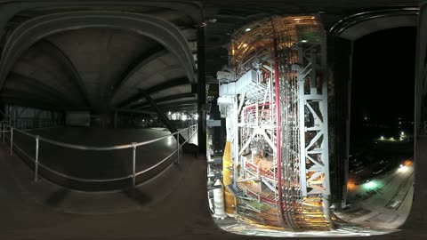 Astounding View of NASA’s Artemis I Rocket at Rollout