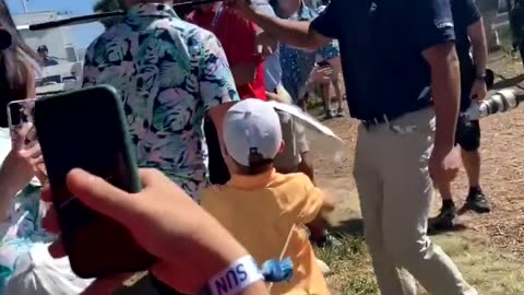 At the PGA Championship, a grown man swiped a ball Bryson DeChambeau tossed to a kid