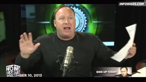 ALEX JONES CALLED IT MANY YEARS AGO....