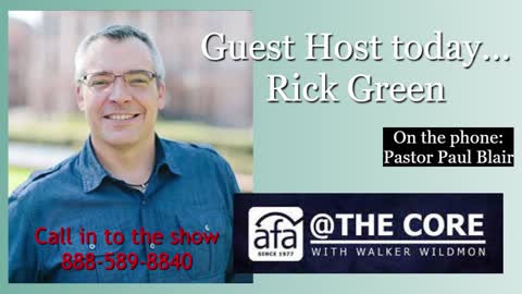 PASTOR PAUL BLAIR JOINS RICK TO DISCUSS “THE LIBERTY PASTORS”