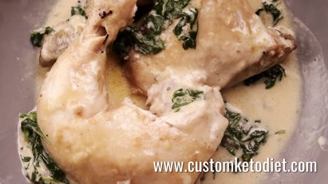 Recipe 3. Keto Chicken Florentine and get your personalized plan!!