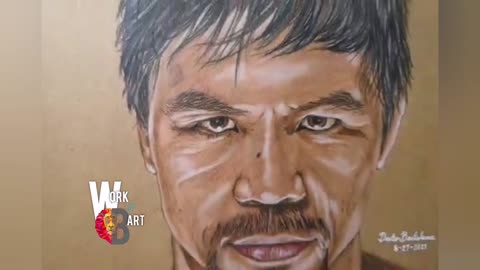 MANNY PACQUIAO TIMELAPSE DRAWING!