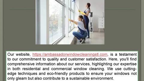 Enhance Your View with the Premier Window Cleaning Company in St. Louis