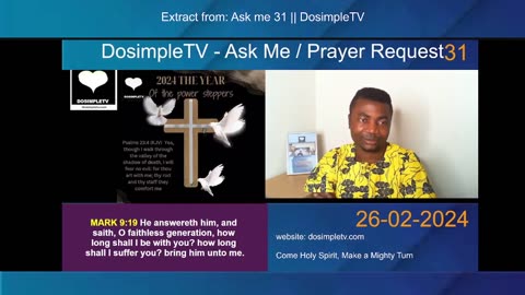 Who can cast out a demon Extract from Ask me 31 DosimpleTV