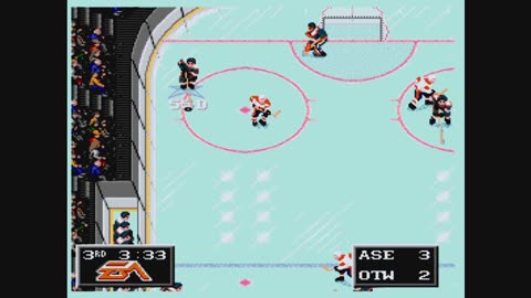 NHL94 (Sega Genesis) All Stars E. vs Ottawa Part3