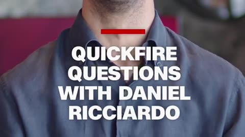 CNN asked Formula 1 driver Daniel Ricciardo some quickfire questions. Hear about