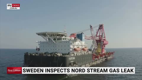 Nord Stream gas leak inspected by Sweden