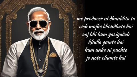 Tu Hai Gentelman Mein Hu Balak Desi _ Narendra Modi Ai Song _ Kaley Sheeshe Lyrics