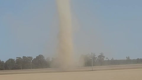 Dust Devil Near Newport