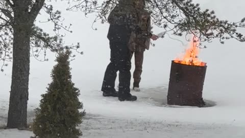 Neighbor Kids Learn Why It's Dangerous to Play With Fire