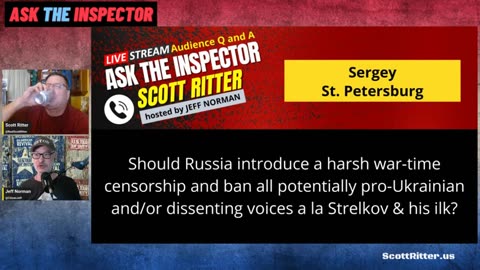 Blankguns presents: SCOTT RITTER ASK THE INSPECTOR