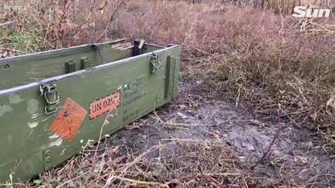 Ukrainian demining team scans liberated Kharkiv region for mines