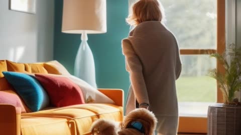 Dog Gets Confused by Robot Vacuum