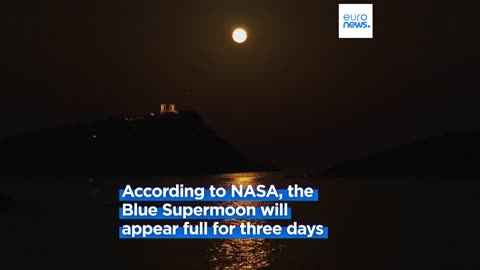 In Pictures: Rare blue Supermoon lights up night skies globally