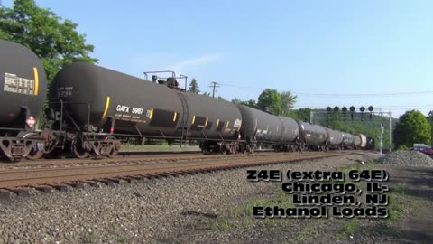 NS Pittsburgh Line Trains at Tyrone, PA (w NS 8098 CR and NBER)