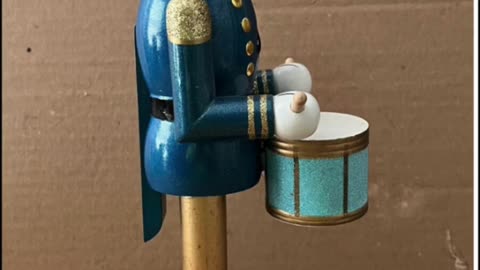 Disney Parks Mickey Mouse Blue Drummer Toy Soldier Figurine Nutcracker #shorts