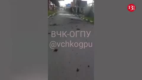 Look, the drones hit... - Images from the factory shot by Ukraine on Russian territory