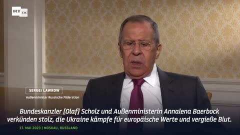 Lawrow: "Die heutige Führung Deutschlands hat eine Menge Gene der Nazis geerbt