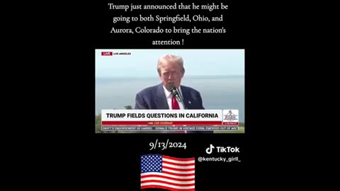 Trump in Cali ..