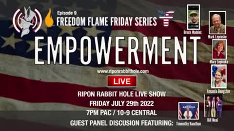 Freedom Flame Friday series with FFCW: EMPOWERMENT