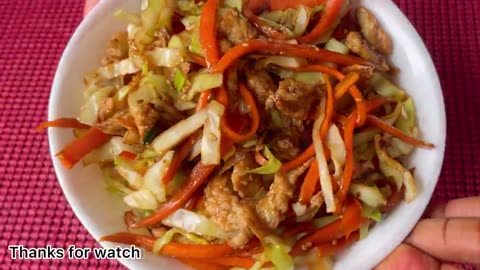 Easy and quick cabbage and egg recipe |stir fry cabbage recipe