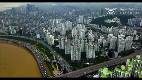 20_Seoul, South Korea Drone View [4K] Seoul Skyline 4K Seoul Hyperlapse Timelapse