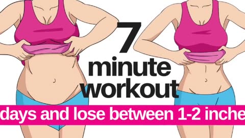 7 MINUTE WORKOUT TO LOSE BELLY FAT