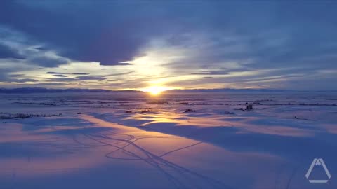 Montana Winter Second Drone