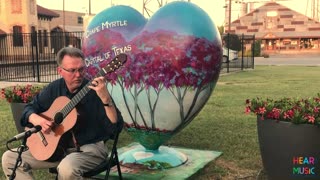 Stacy Arnold performs in the series “Heart of a Music Friendly Community Local Music Showcase”