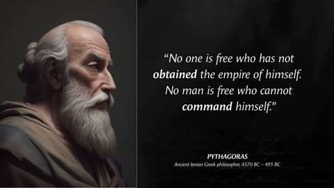 The life lessons of Pythagoras to know before growing old.