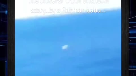 Strange blue light caught under ocean