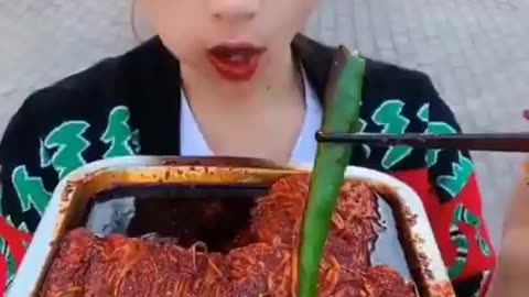 Chinese Eating Spicy Food Challenge