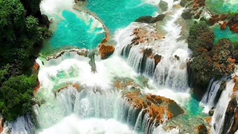 Ban Joc waterfall in northern Vietnam