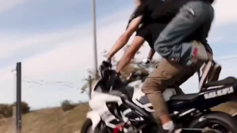 VIRAL VIDEO Bike Stunt Goes Wrong 😱 - Falls Down In front