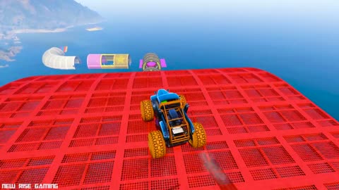 SPIDERMAN CARS MEGA Ramp Jump