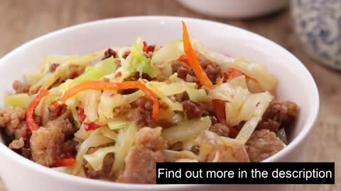 Keto Chili-Blackbean Pork and Cabbage Stir-Fry