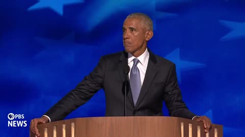 WATCH_ Former President Barack Obama's full speech at 2024 Democratic National Convention