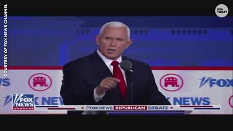 Mike Pence, Nikki Haley spar over federal abortion ban at RNC debate | USA TODAY