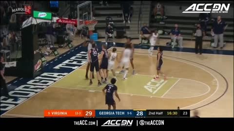 Georgia Tech's Jordan Usher Channels Dr. J With The Layup