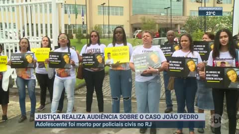 Justiça realiza audiência sobre caso João Pedro | SBT Brasil