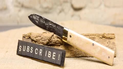 225 Years Underground Rusty Rare Pocket Knife Restoration