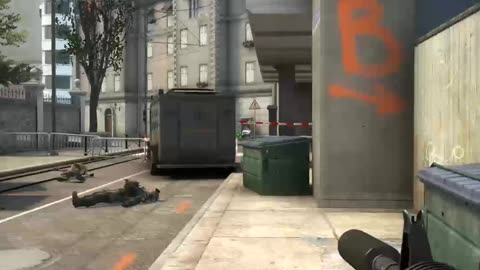 M4A1, 1 vs 3 clutch on Overpass. csgo