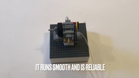 Lego 2 Cylinder Pneumatic Engine (+Free Instructions)