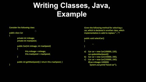 Writing Classes, Java, Example - AP Computer Science A