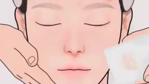 Korean head massage animated video