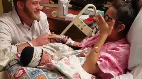 Diaper change turns into surprise proposal